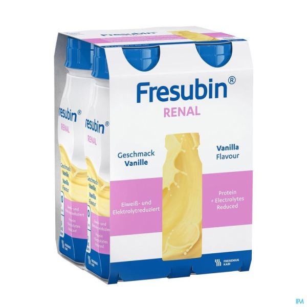 Fresubin Renal Vanille Easybottle 4x200ml