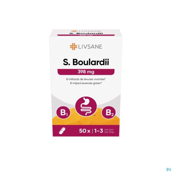Livsane S. Boulardii 398mg Gélules 50