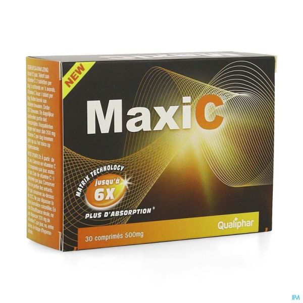 MaxiC Vitamine C 500mg 30 comprimés