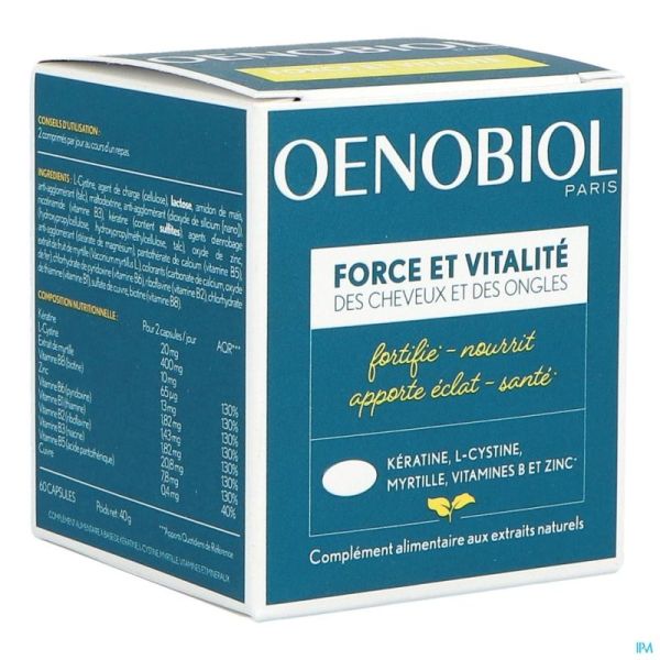Oenobiol Force & Vitalité 60 Gélules