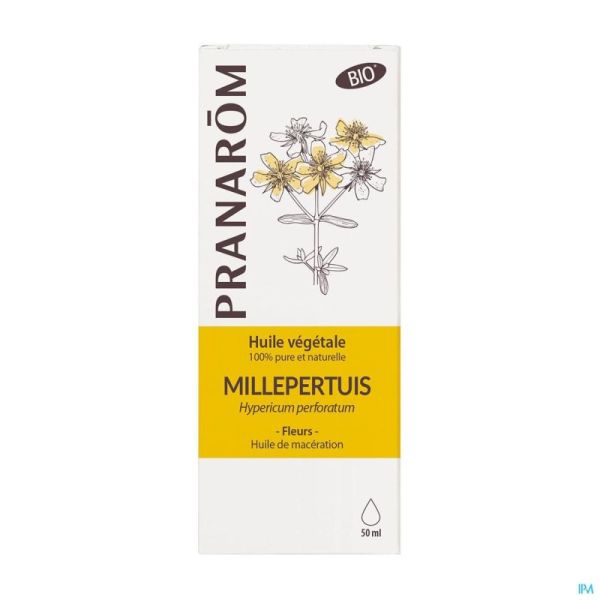 Pranarom Millepertuis Macérat Huile Végétale 50 Ml