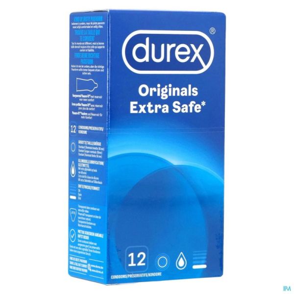 Préservatifs Durex Extra Safe 12 Pièces