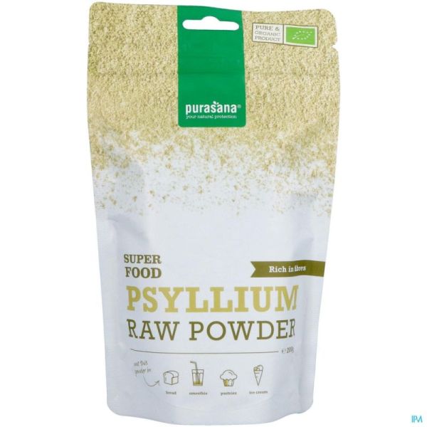 Purasana Vegan Poudre Psyllium 200g Be-bio-02