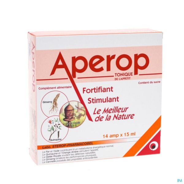 Aperop 14 Ampoules Buv 15 Ml 