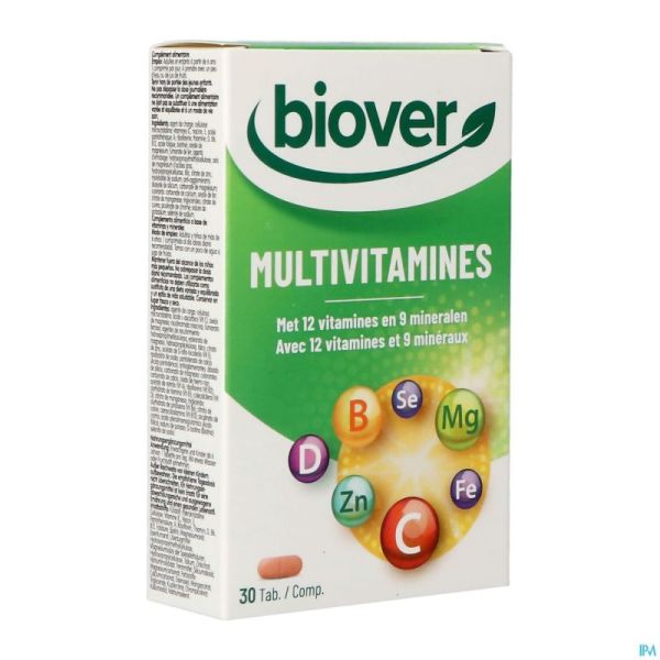 Biover Multivitamine 30 Comprimés 