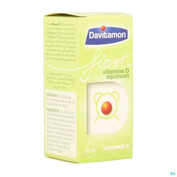 Davitamon First Vit D Aquosum 25ml V1