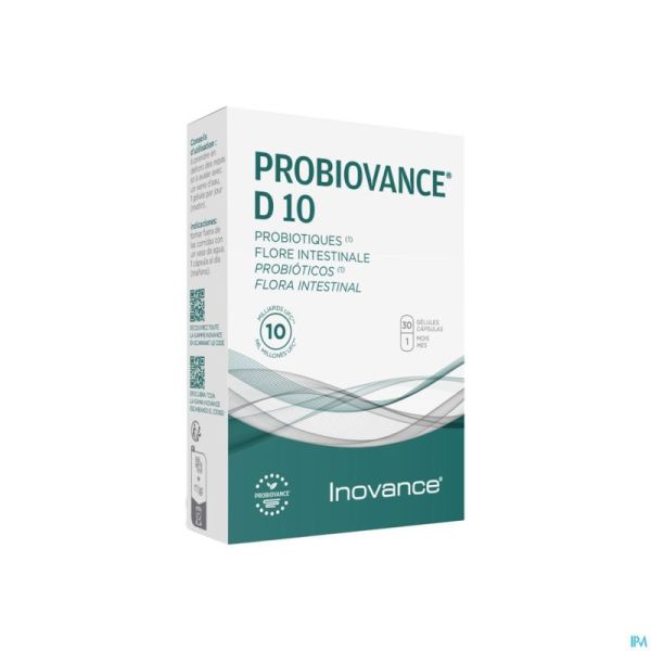 Inovance Prabiavance D10 Gélules 30 Remplace 3477072