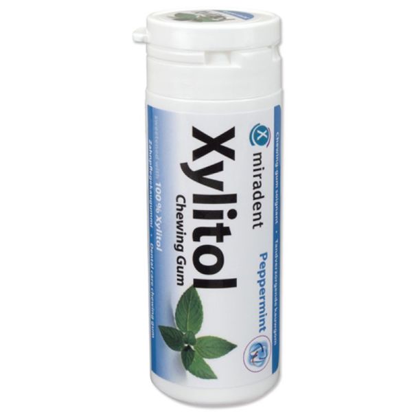 Miradent Xylitol Chewing-gum Menthe Poivrée