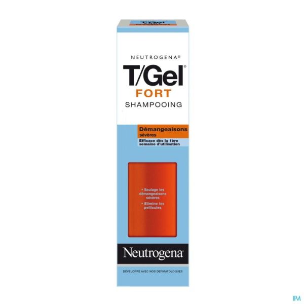 Neutrogena Shampooing T/gel Fort Cheveux Normaux à Secs - Démangeaisons 250ml