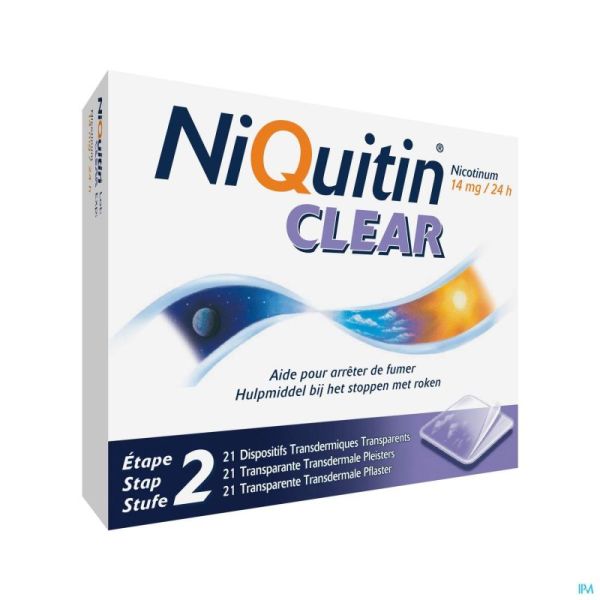 Niquitin Clear 21 Patchs 14 Mg