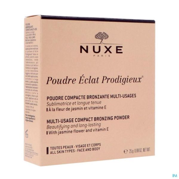 Nuxe Poudre Compacte Dorée 25g Prix Permanent