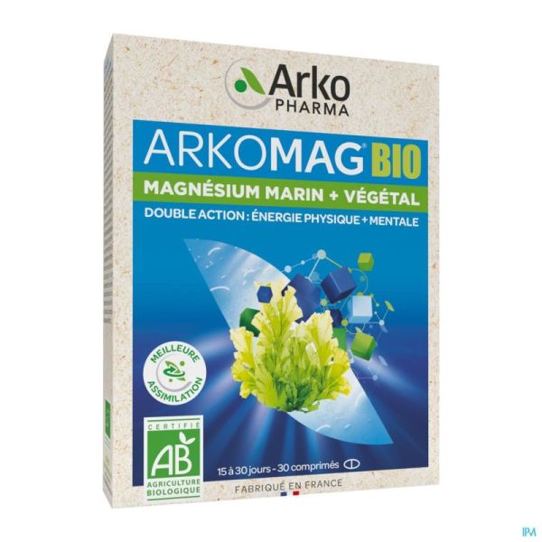 Arkomag Double Magnesium Bio Comprimés 30