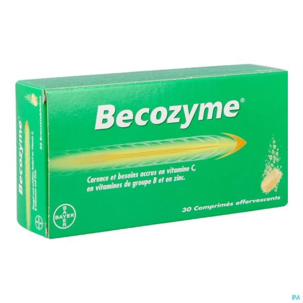 Becozyme 30 Comprimés Effervescents