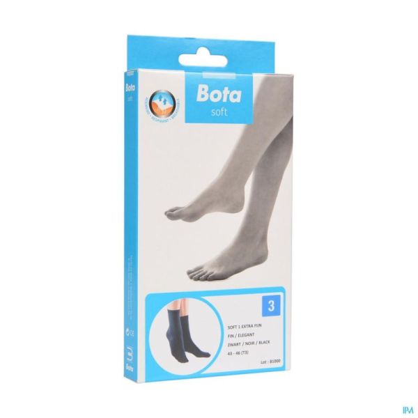 Bota Soft 1 Extra Fin Noir 43-46