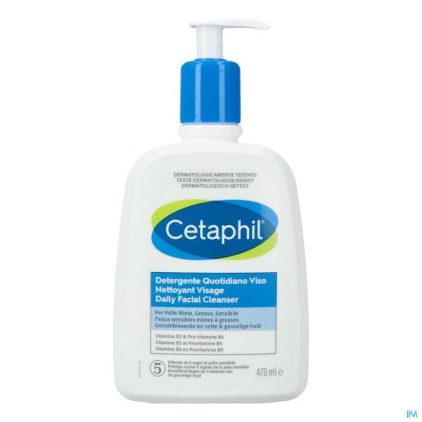 Cetaphil Nettoyant Visage Flacon 470ml