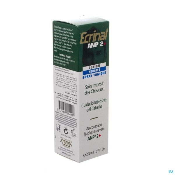 Ecrinal Lotion Anp2 Homme Vaporisateur 200 Ml