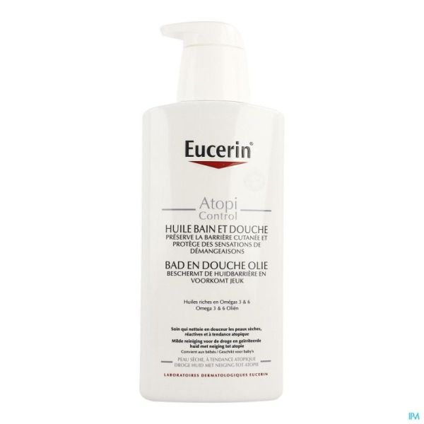 Eucerin AtopiControl Huile de Douche et bain 400 Ml