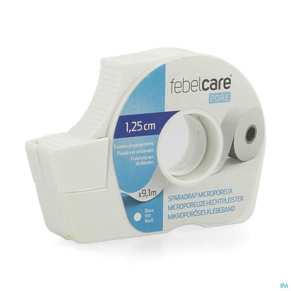 Febelcare Pore Sparadrap Microporeux 12,5mmx9,14m