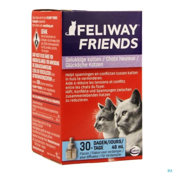 Feliway Friends Chat Recharge Vétérinaire 48 M