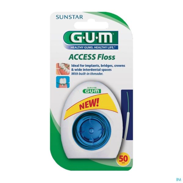 Gum Access Floss 50m 1 Pièce