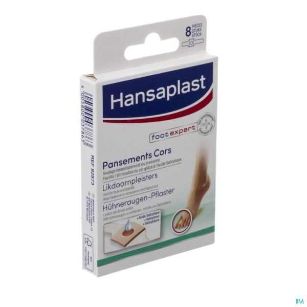 Hansaplast Pansements Cors 8 Pièces