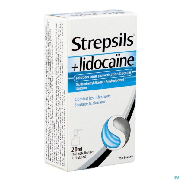 Strepsils Lidocaine Spray 20 Ml