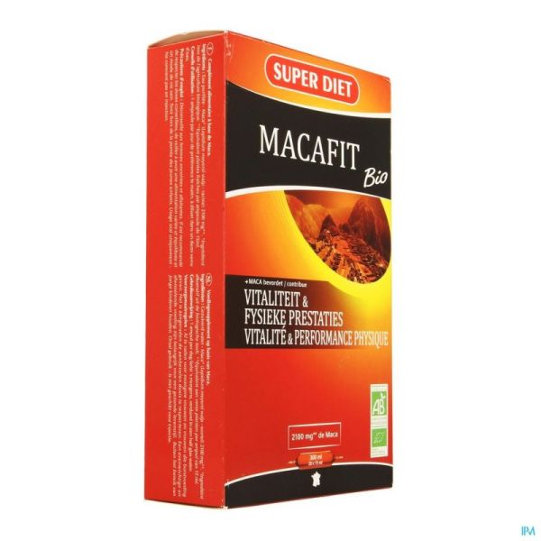 Super Diet Macafit Bio Ampoules 20x15ml