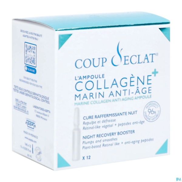 Akileine Coup Eclat Amp Collag. Marin A/age 12x1ml