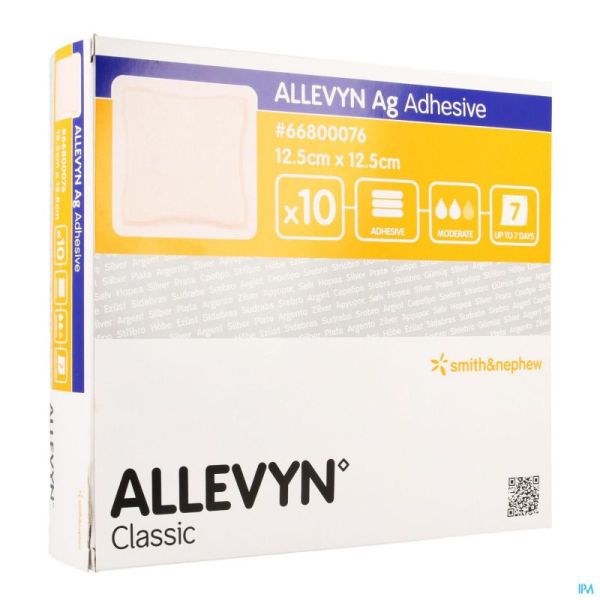 Allevyn Ag Adhes 12,5x12,5cm 66800076 10