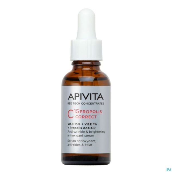 Apivita C15 Propolis Correct Serum A/wrinkle 30ml