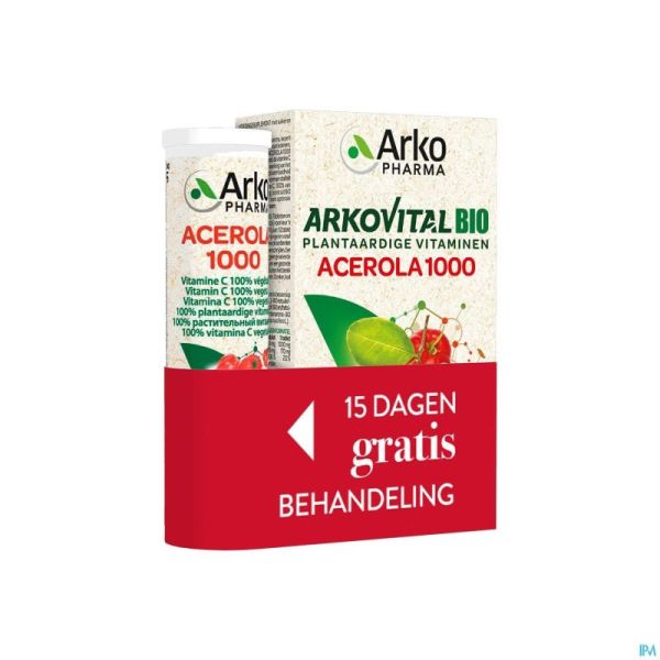 Arkovital Acerola 1000 Bio Comprimés 30 + Comprimés 15