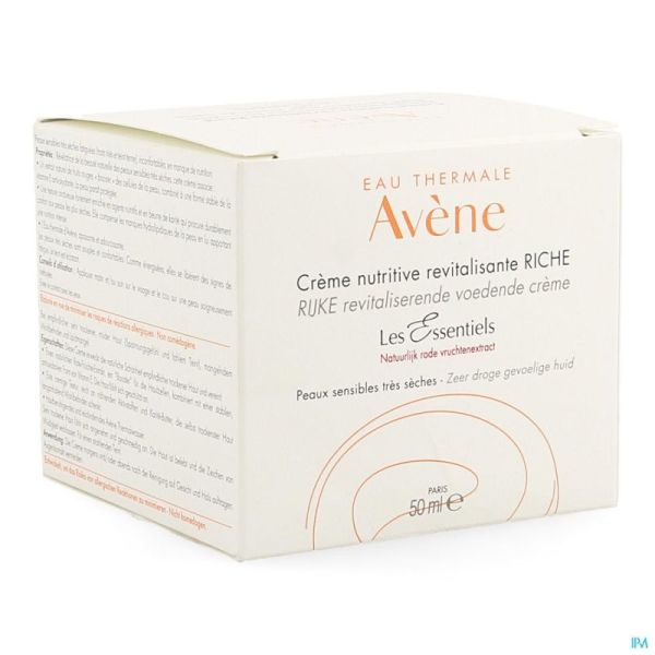 Avène Les Essentiels Crème Nutr. Revital. Riche 50ml