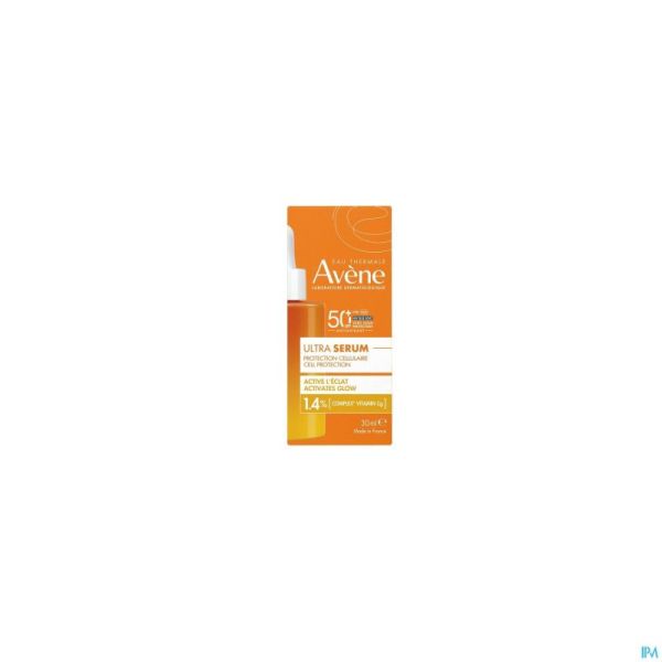 Avene Solaire Spf50+ Ultra Sérum Eclat 30ml