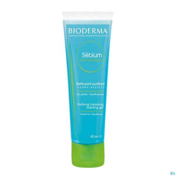 Bioderma Sebium Gel Moussant Tube 45ml