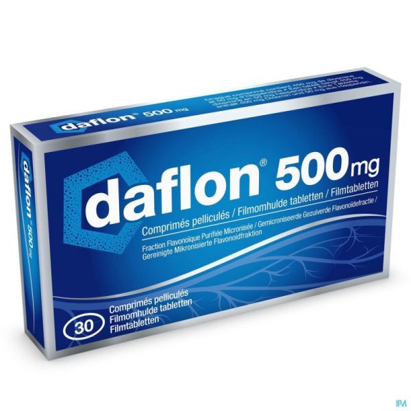 Daflon 30 Comprimés 500 Mg