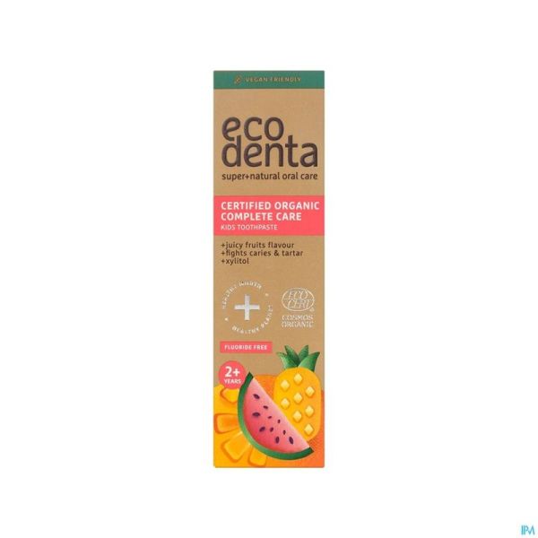 Eco Denta Dentifr.bio Fruit Enfants&aloe Vera Xyl.75ml