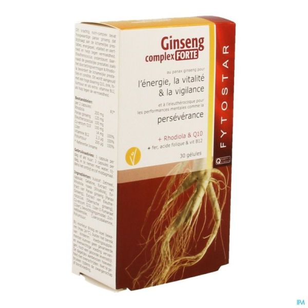Fytostar Ginseng Complex Forte Gélules 30
