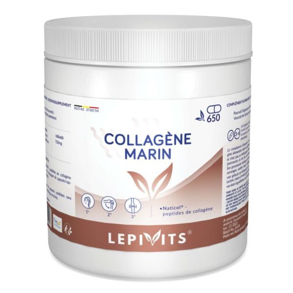 Lepivits Collagen Marin Gélules 650