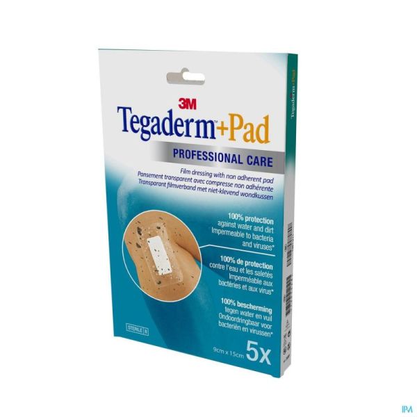 Tegaderm Pad Ref 3589p 9x15cm 5 Pièce