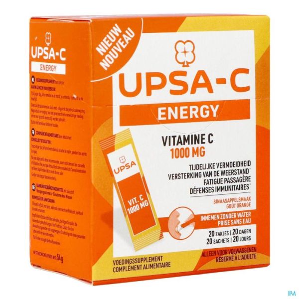 Upsa C Energy 1000mg 20 Sachets