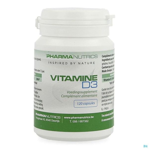 Vit D3 Pharmanutrics 60 Gélules
