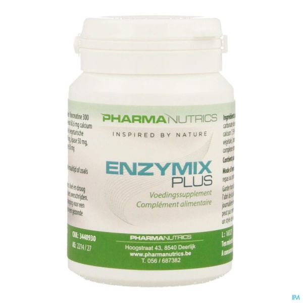 Enzymix Plus Pharmanutrics 30 Gélules