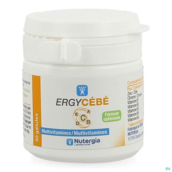 Ergycebe Multivit. Gélules 30