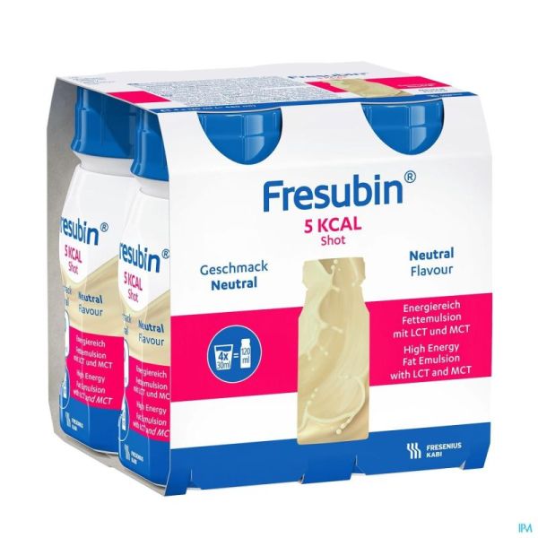 Fresubin 5 Kcal Shot Neutre 4x120 Ml