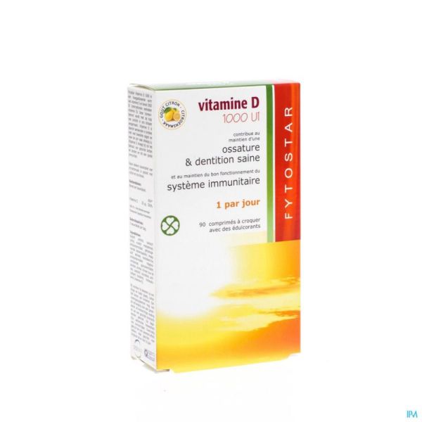 Fytostar Vitamine D 1000 Comprimés 90