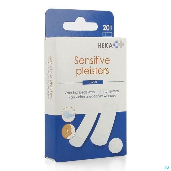 Heka Otc Sparadrap Peau Sensible Assortiment 20