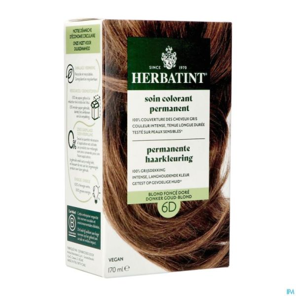 Herbatint 6d Blond Fonce Doré 170ml