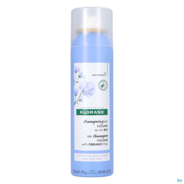 Klorane Capillaire Shampooing Sec Lin Bio Spray 150ml