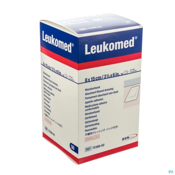 Leukomed Pansement Steril 8,0cmx15cm 50 7238002