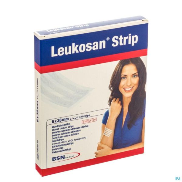 Leukosan Strip 6x38mm 7262806 2x6 Pièce